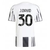 Juventus Jonathan David #30 Hjemmebanetrøje 2025-26 Kortærmet