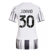 Juventus Jonathan David #30 Hjemmebanetrøje Dame 2025-26 Kortærmet