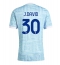 Juventus Jonathan David #30 Udebanetrøje 2025-26 Kortærmet
