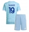 Juventus Khephren Thuram #19 Udebanetrøje Børn 2025-26 Kortærmet (+ Korte bukser)