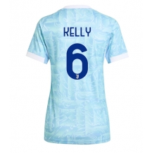 Juventus Lloyd Kelly #6 Udebanetrøje Dame 2025-26 Kortærmet