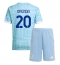 Juventus Lois Openda #20 Udebanetrøje Børn 2025-26 Kortærmet (+ Korte bukser)