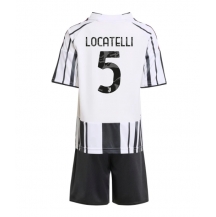 Juventus Manuel Locatelli #5 Hjemmebanetrøje Børn 2025-26 Kortærmet (+ Korte bukser)