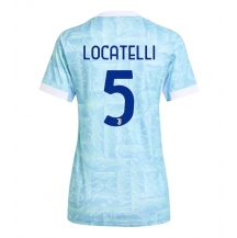Juventus Manuel Locatelli #5 Udebanetrøje Dame 2025-26 Kortærmet
