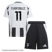 Juventus Nicolas Gonzalez #11 Hjemmebanetrøje Børn 2024-25 Kortærmet (+ Korte bukser)