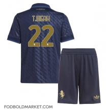 Juventus Timothy Weah #22 Tredjetrøje Børn 2024-25 Kortærmet (+ Korte bukser)