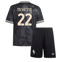 Juventus Weston McKennie #22 Tredjetrøje Børn 2025-26 Kortærmet (+ Korte bukser)