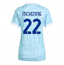 Juventus Weston McKennie #22 Udebanetrøje Dame 2025-26 Kortærmet