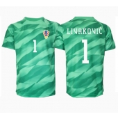 Kroatien Dominik Livakovic #1 Målmand Udebanetrøje EM 2024 Kortærmet