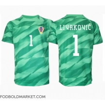 Kroatien Dominik Livakovic #1 Målmand Udebanetrøje EM 2024 Kortærmet
