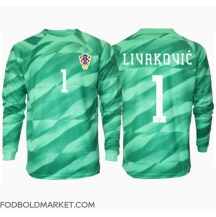 Kroatien Dominik Livakovic #1 Målmand Udebanetrøje EM 2024 Langærmet