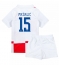 Kroatien Mario Pasalic #15 Hjemmebanetrøje Børn EM 2024 Kortærmet (+ Korte bukser)