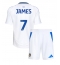 Leeds United Daniel James #7 Hjemmebanetrøje Børn 2024-25 Kortærmet (+ Korte bukser)