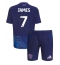 Leeds United Daniel James #7 Tredjetrøje Børn 2024-25 Kortærmet (+ Korte bukser)