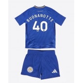 Leicester City Facundo Buonanotte #40 Hjemmebanetrøje Børn 2024-25 Kortærmet (+ Korte bukser)