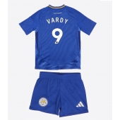 Leicester City Jamie Vardy #9 Hjemmebanetrøje Børn 2024-25 Kortærmet (+ Korte bukser)