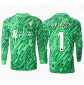 Liverpool Alisson Becker #1 Målmand Udebanetrøje 2024-25 Langærmet