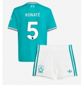 Liverpool Ibrahima Konate #5 Tredjetrøje Børn 2025-26 Kortærmet (+ Korte bukser)