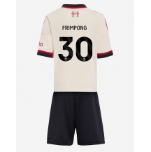 Liverpool Jeremie Frimpong #30 Udebanetrøje Børn 2025-26 Kortærmet (+ Korte bukser)