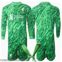 Liverpool Målmand Udebanetrøje Børn 2024-25 Langærmet (+ Korte bukser)
