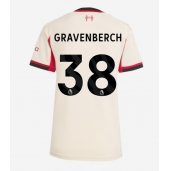 Liverpool Ryan Gravenberch #38 Udebanetrøje Dame 2025-26 Kortærmet