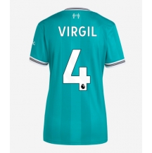 Liverpool Virgil van Dijk #4 Tredjetrøje Dame 2025-26 Kortærmet