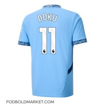 Manchester City Jeremy Doku #11 Hjemmebanetrøje 2024-25 Kortærmet