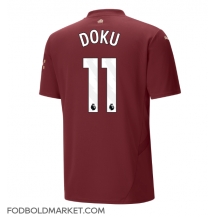 Manchester City Jeremy Doku #11 Tredjetrøje 2024-25 Kortærmet