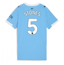 Manchester City John Stones #5 Hjemmebanetrøje Dame 2025-26 Kortærmet
