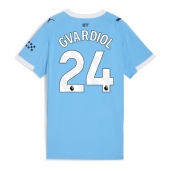 Manchester City Josko Gvardiol #24 Hjemmebanetrøje Dame 2025-26 Kortærmet