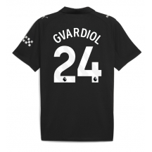 Manchester City Josko Gvardiol #24 Udebanetrøje 2025-26 Kortærmet