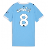Manchester City Mateo Kovacic #8 Hjemmebanetrøje Dame 2025-26 Kortærmet