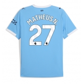 Manchester City Matheus Nunes #27 Hjemmebanetrøje 2025-26 Kortærmet