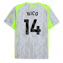 Manchester City Nico Gonzalez #14 Tredjetrøje 2025-26 Kortærmet