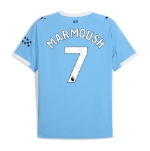 Manchester City Omar Marmoush #7 Hjemmebanetrøje 2025-26 Kortærmet