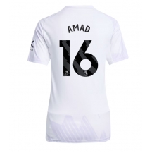 Manchester United Amad Diallo #16 Udebanetrøje Dame 2025-26 Kortærmet