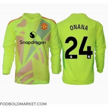 Manchester United Andre Onana #24 Målmand Udebanetrøje 2024-25 Langærmet