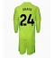 Manchester United Andre Onana #24 Målmand Udebanetrøje Børn 2024-25 Langærmet (+ Korte bukser)
