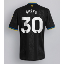 Manchester United Benjamin Sesko #30 Tredjetrøje 2025-26 Kortærmet