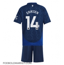 Manchester United Christian Eriksen #14 Udebanetrøje Børn 2024-25 Kortærmet (+ Korte bukser)