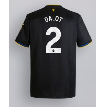 Manchester United Diogo Dalot #2 Tredjetrøje 2025-26 Kortærmet