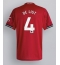 Manchester United Matthijs de Ligt #4 Hjemmebanetrøje 2025-26 Kortærmet