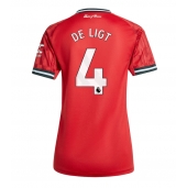 Manchester United Matthijs de Ligt #4 Hjemmebanetrøje Dame 2025-26 Kortærmet