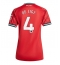 Manchester United Matthijs de Ligt #4 Hjemmebanetrøje Dame 2025-26 Kortærmet