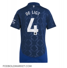 Manchester United Matthijs de Ligt #4 Udebanetrøje Dame 2024-25 Kortærmet