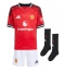 Manchester United Rasmus Hojlund #9 Hjemmebanetrøje Børn 2025-26 Kortærmet (+ Korte bukser)