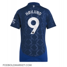 Manchester United Rasmus Hojlund #9 Udebanetrøje Dame 2024-25 Kortærmet