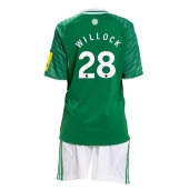 Newcastle United Joe Willock #28 Udebanetrøje Børn 2025-26 Kortærmet (+ Korte bukser)
