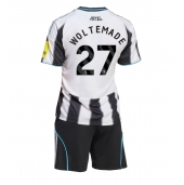 Newcastle United Nick Woltemade #27 Hjemmebanetrøje Børn 2025-26 Kortærmet (+ Korte bukser)
