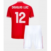 Nottingham Forest Douglas Luiz #12 Hjemmebanetrøje Børn 2025-26 Kortærmet (+ Korte bukser)